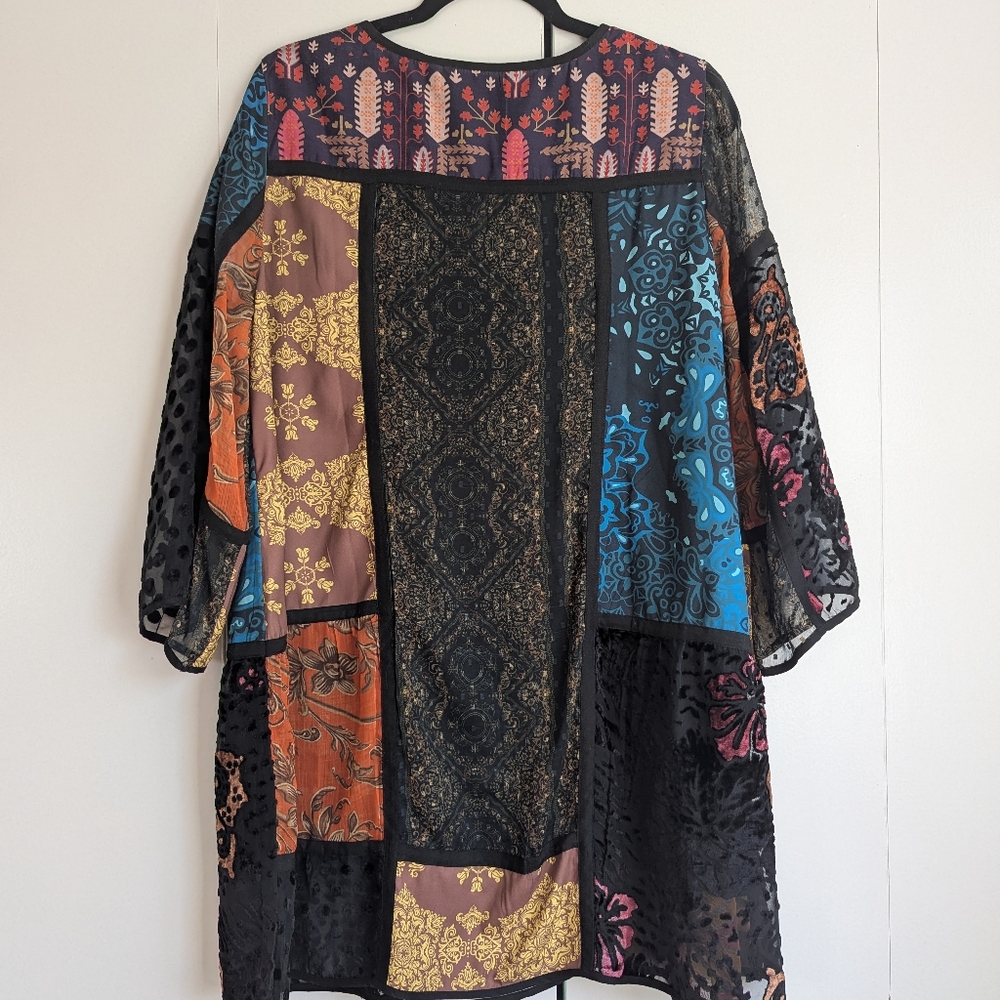 Soft Surroundings Adassa Patchwork Tunic, Size Large - Picture 7 of 7